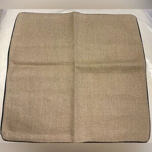 New Pottery Barn Hopsack Linen Pillow Cover, 20” Flax